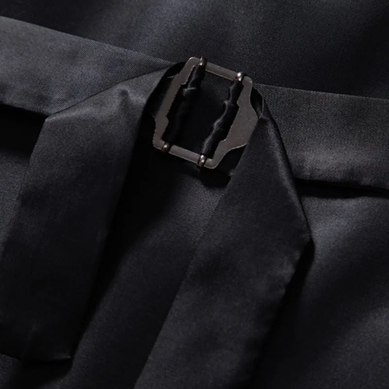 Vue 6 — Gilet de Costume Rétro Noir
