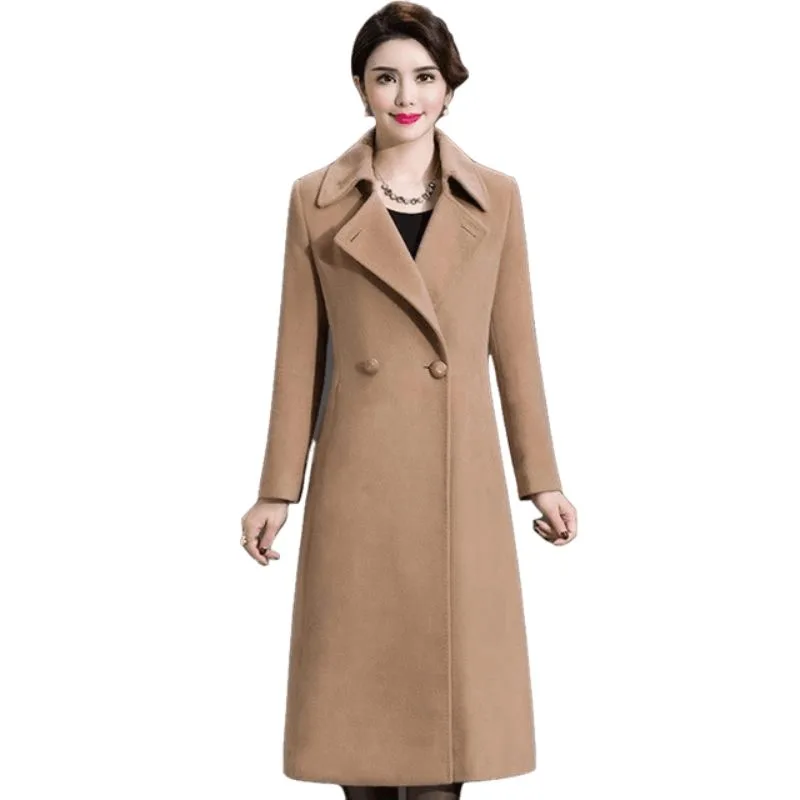 Vue 2 — Manteau Long Femme Vintage
