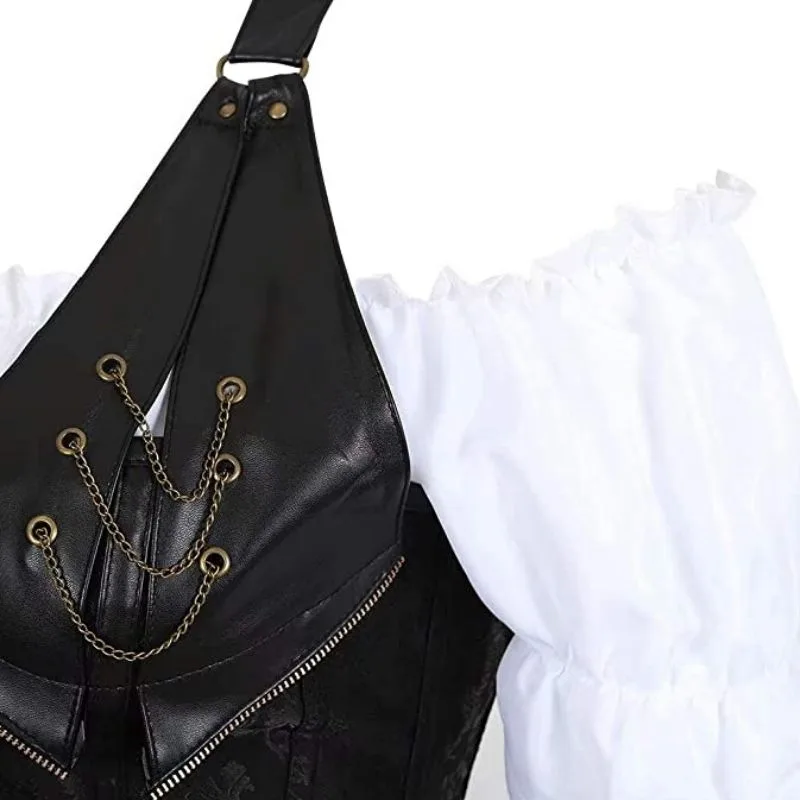 Vue 4 — Robe Corset Steampunk
