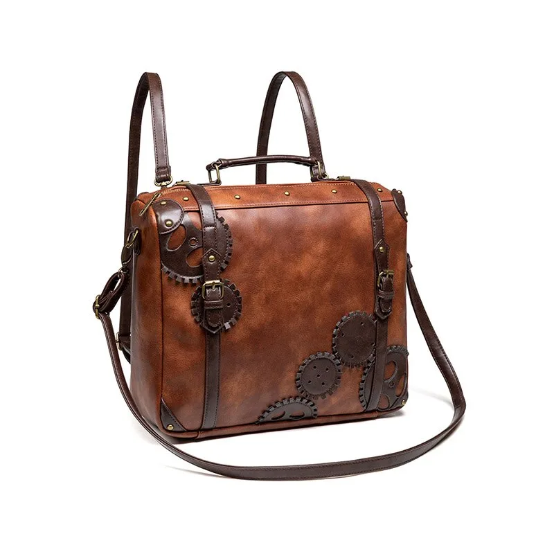 Vue 9 — Sac Steampunk en Simili / PU