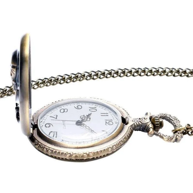 Vue 4 — Montre à Gousset Steampunk Pirate