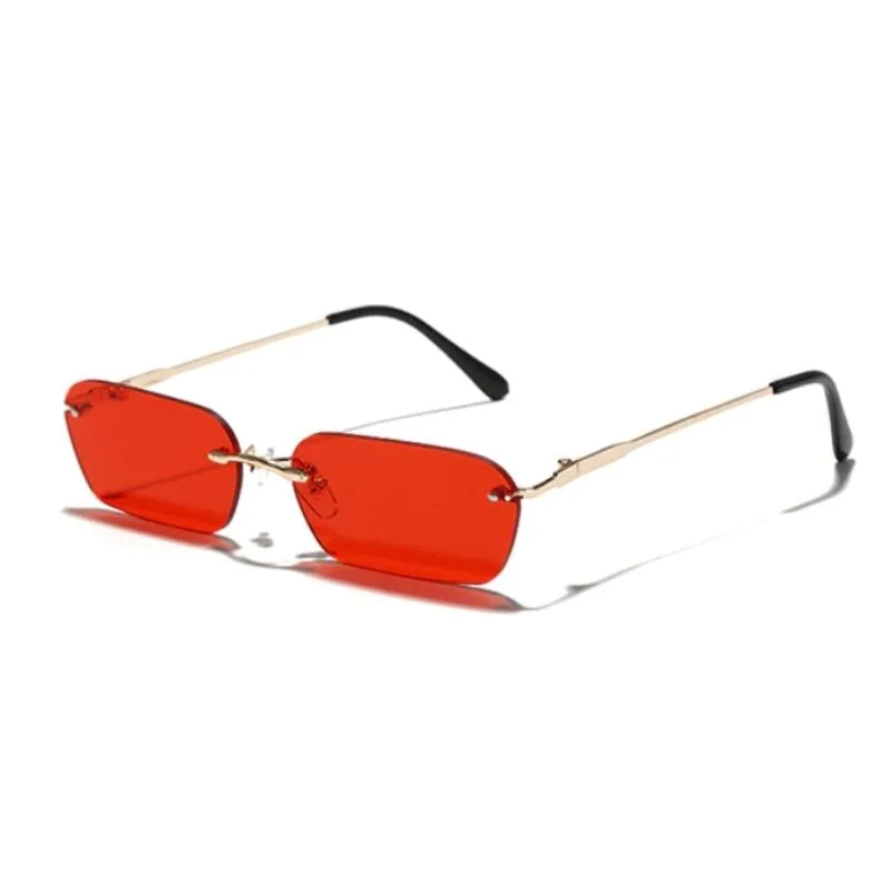 Vue 2 — Lunettes de Soleil Steampunk Rectangulaires