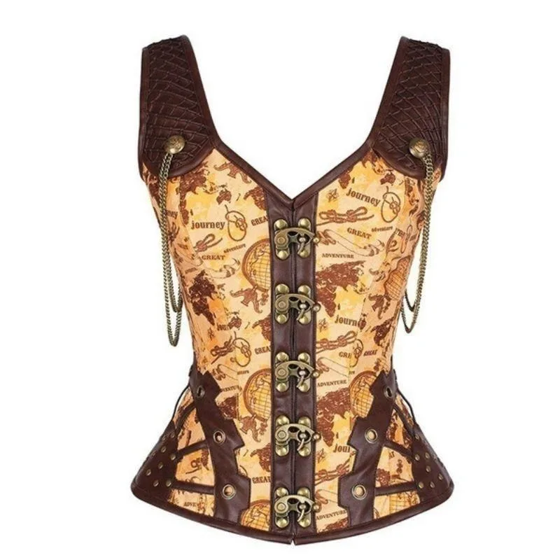 Corset Steampunk Doré Corset Steampunk Doré