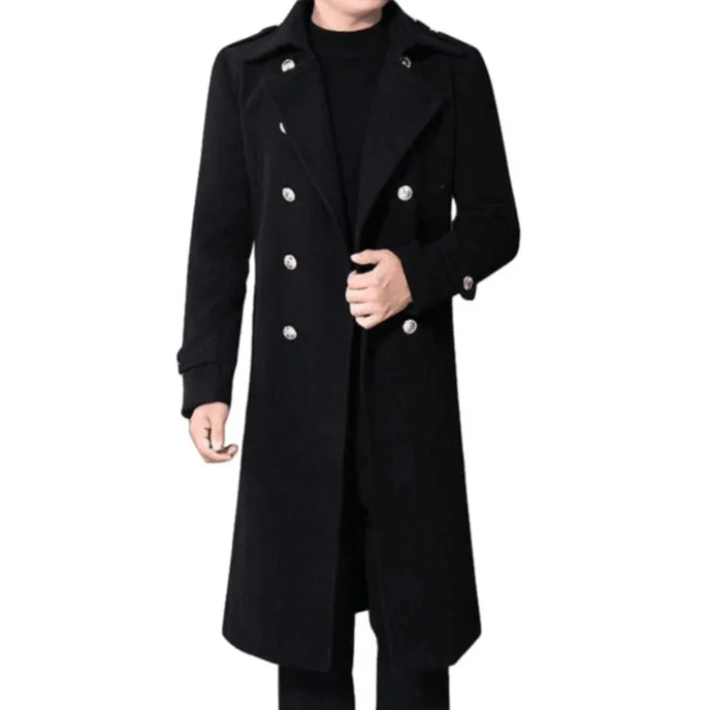 Vue 3 — Manteau Homme Long Victorien