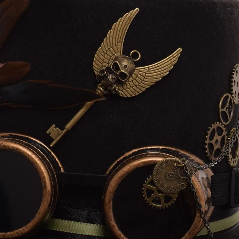 Vue 4 — Chapeau d'Aventurier Steampunk