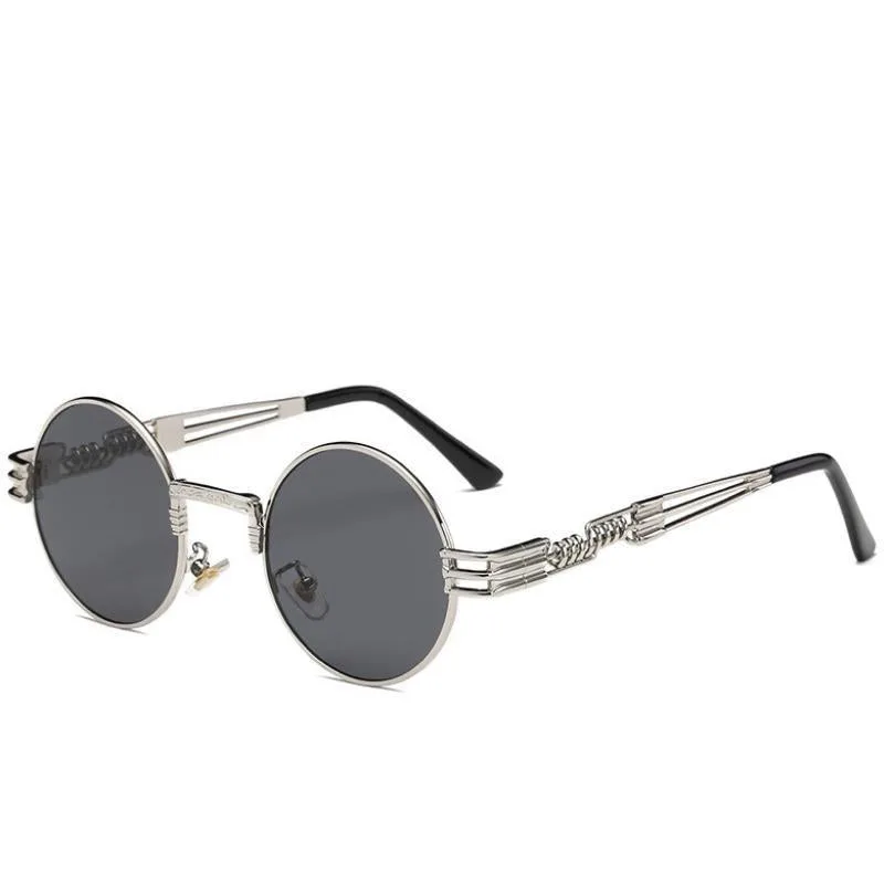 Vue 2 — Lunettes de Soleil Style Steampunk