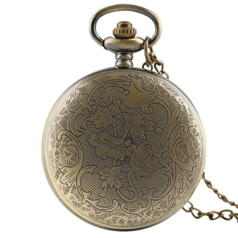 Vue 4 — Montre à Gousset Steampunk Fleurs