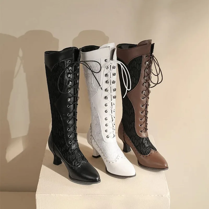 Vue 10 — Bottes Steampunk Victoriennes