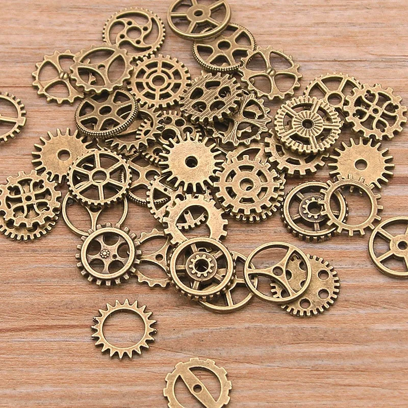 Vue 8 — Lot d'Engrenages Steampunk