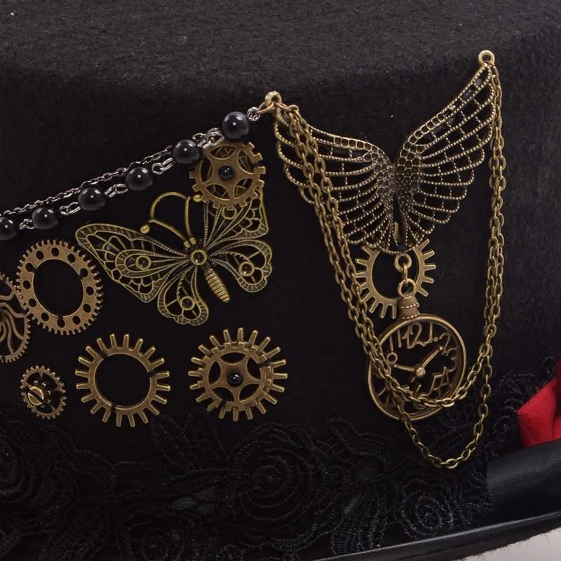 Vue 4 — Chapeau Steampunk Gothique