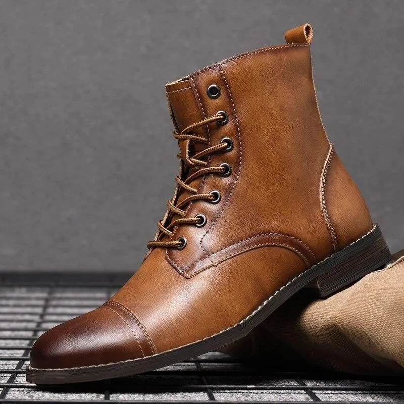 Vue 4 — Bottines Steampunk Homme