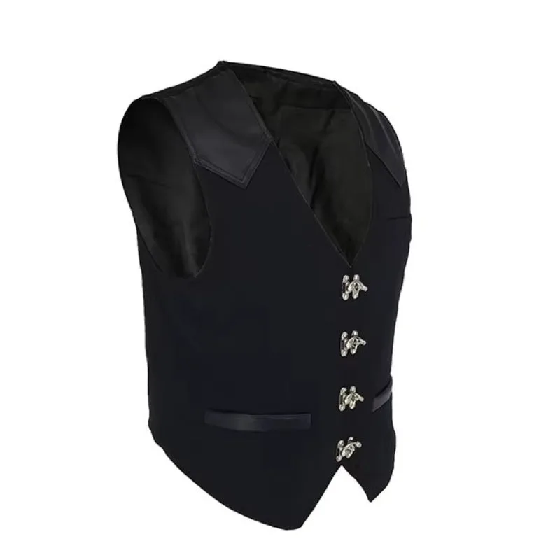Vue 9 — Corset Gilet Steampunk Rétro