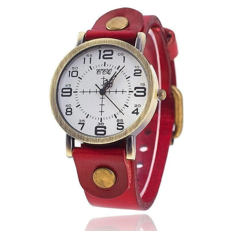 Vue 5 — Montre Bracelet Steampunk Femme