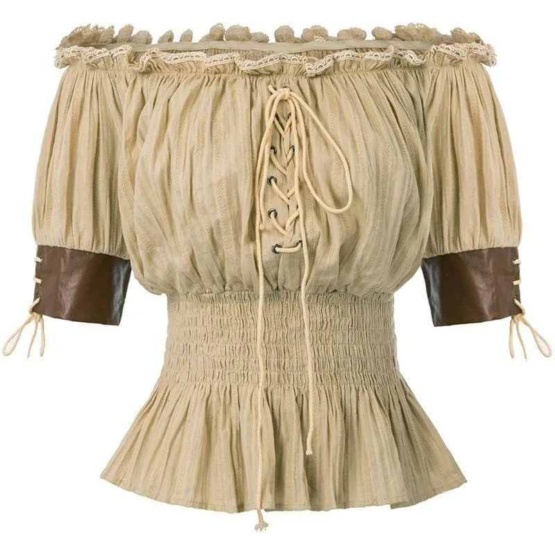 Vue 6 — Chemise Steampunk Epaules Dénudées