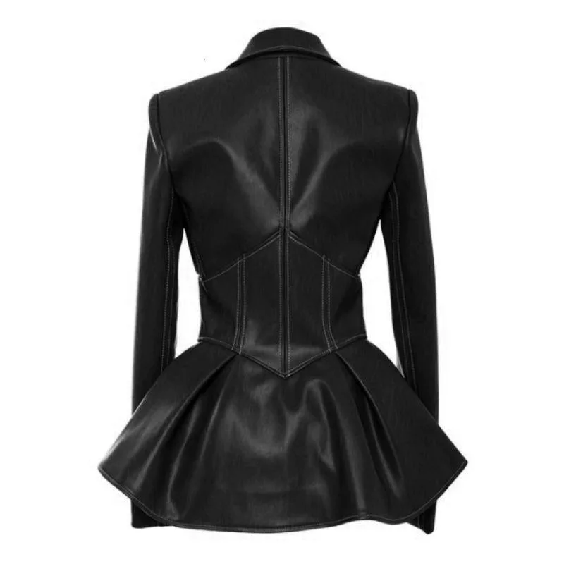 Vue 2 — Veste Steampunk Victorienne en simili