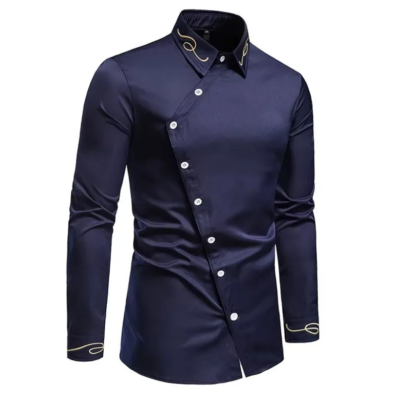 Vue 2 — Chemise à Boutonnage Asymétrique