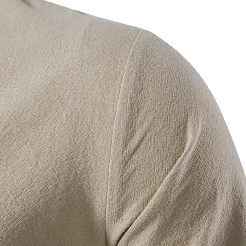 Vue 5 — Chemise Col à Lacet Homme