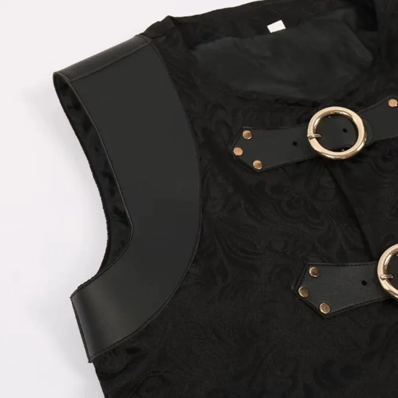 Vue 6 — Corset Gilet Steampunk Rétro