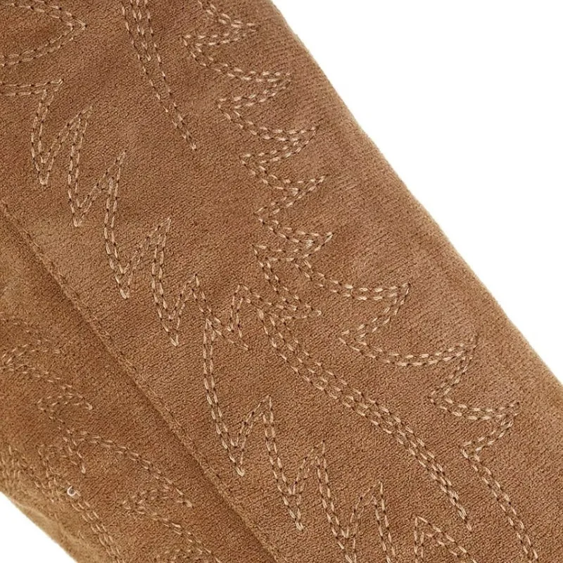 Vue 5 — Bottes Daim Western Femme