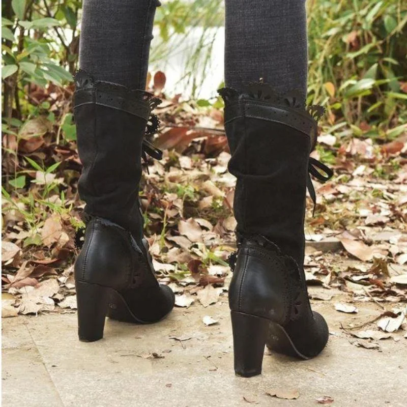 Vue 5 — Bottines Steampunk Victoriennes
