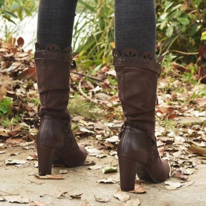 Vue 8 — Bottines Steampunk Victoriennes