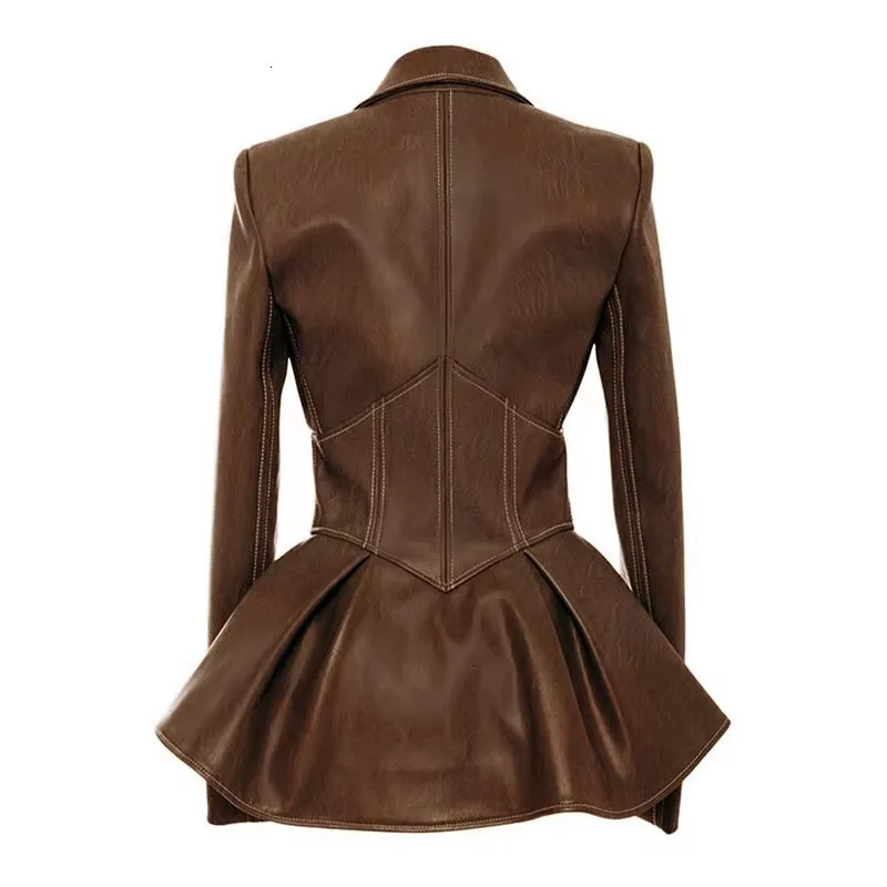 Vue 6 — Veste Steampunk Victorienne en simili