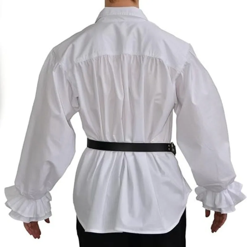 Vue 4 — Chemise Blanche Steampunk Homme