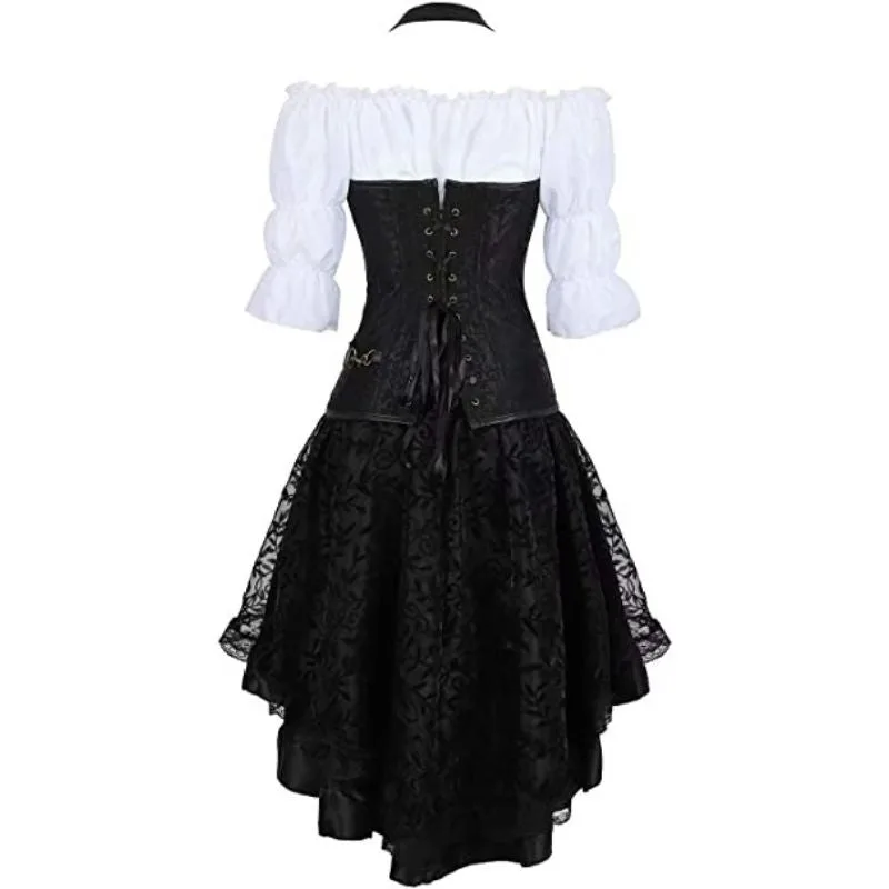 Vue 3 — Robe Corset Steampunk