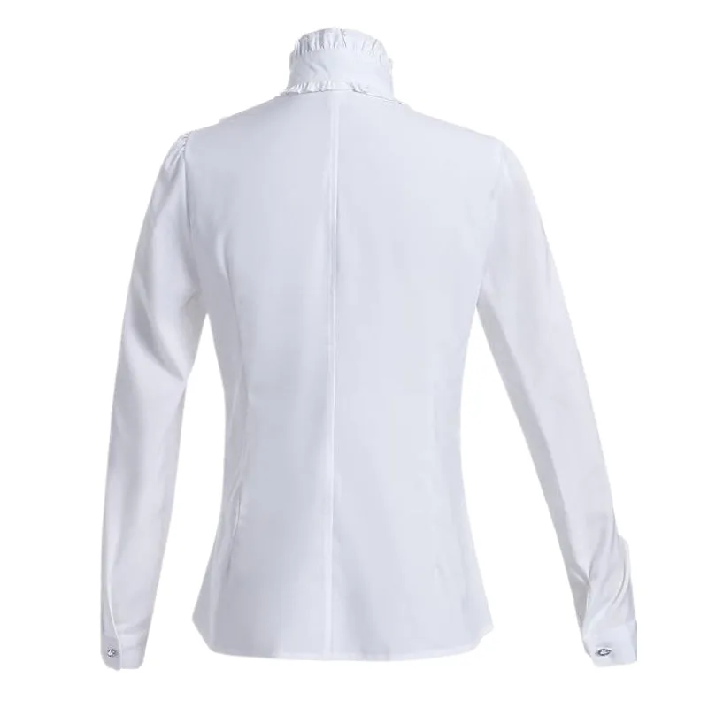 Vue 5 — Chemise Blanche Victorienne à Jabot