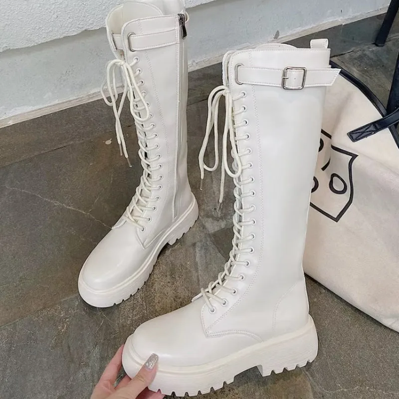 Vue 6 — Bottes Blanches pour Femme