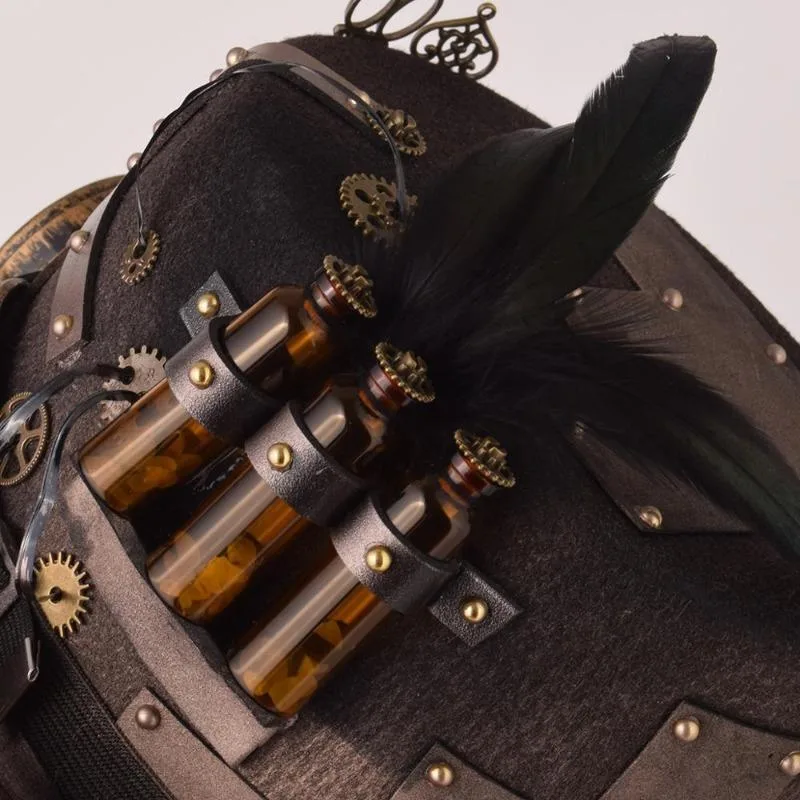 Vue 7 — Chapeau Savant Steampunk