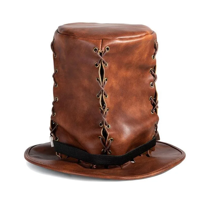 Vue 3 — Chapeau Steampunk Épouvantail