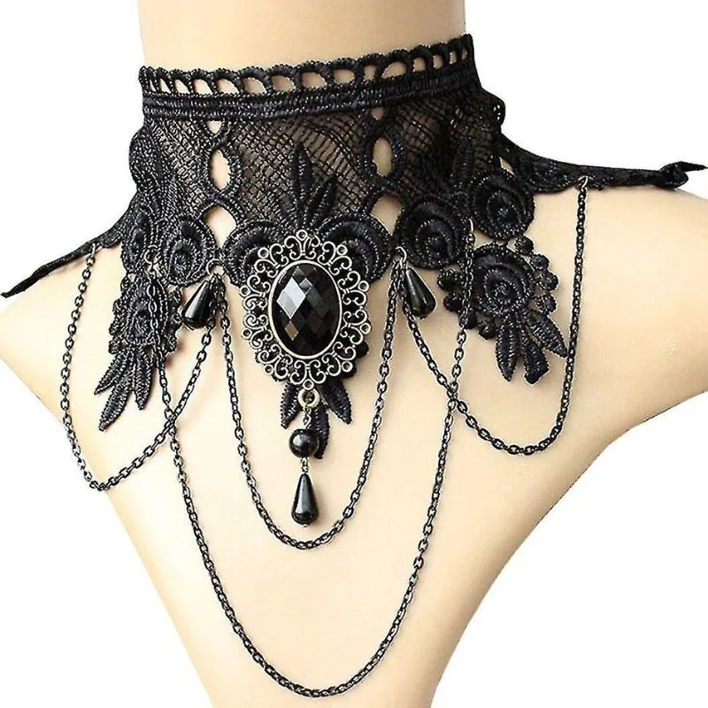 Vue 3 — Collier Gothique Victorien
