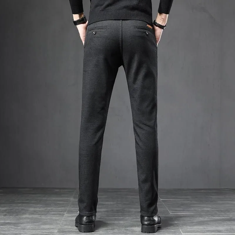 Vue 2 — Pantalon Homme Tweed Noir