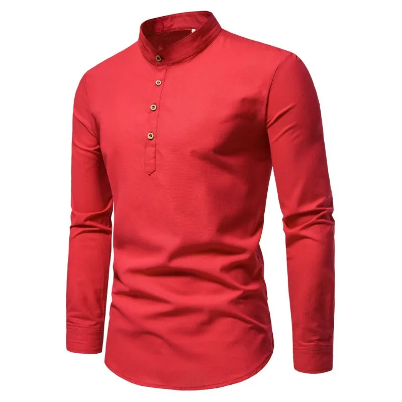 Vue 10 — Polo Manche Longue Col Mao