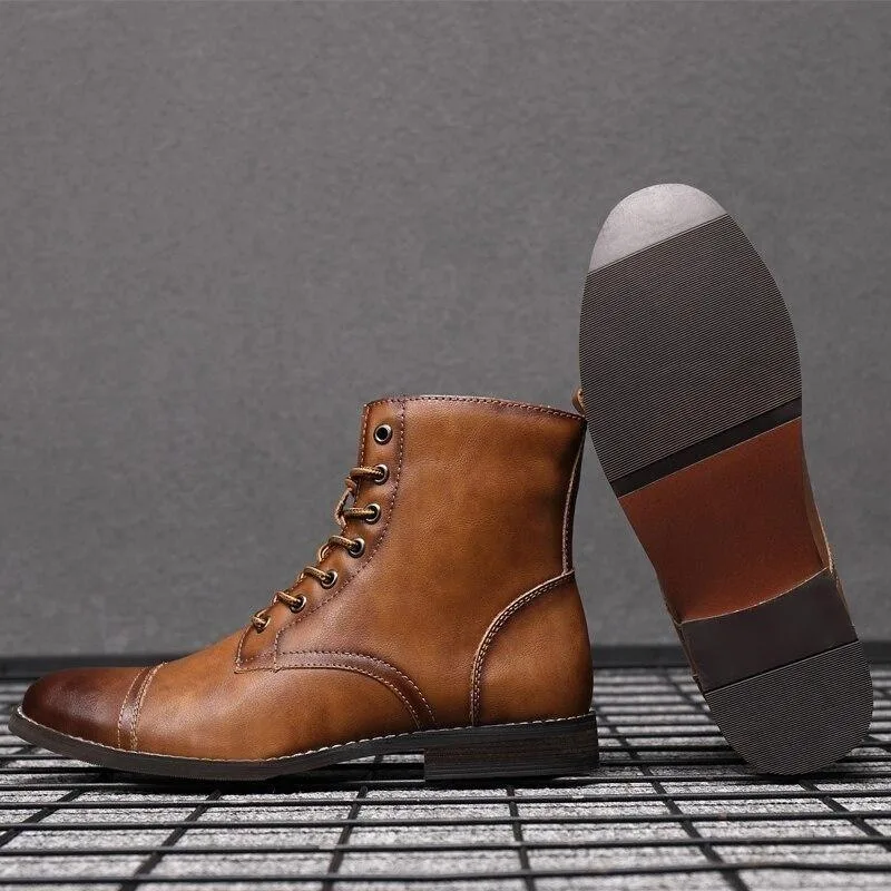 Vue 3 — Bottines Steampunk Homme