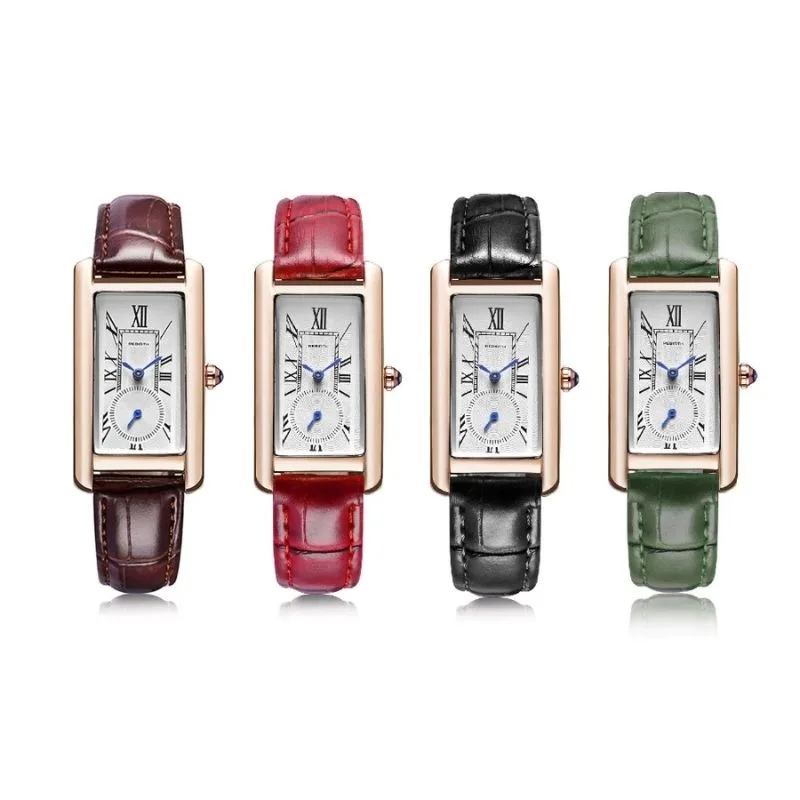 Vue 14 — Montre Rectangulaire Femme Vintage