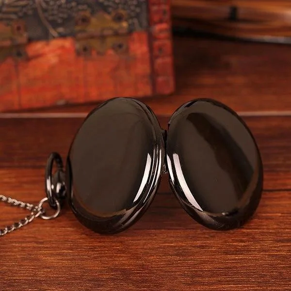 Vue 2 — Montre de Poche Cadran Noir