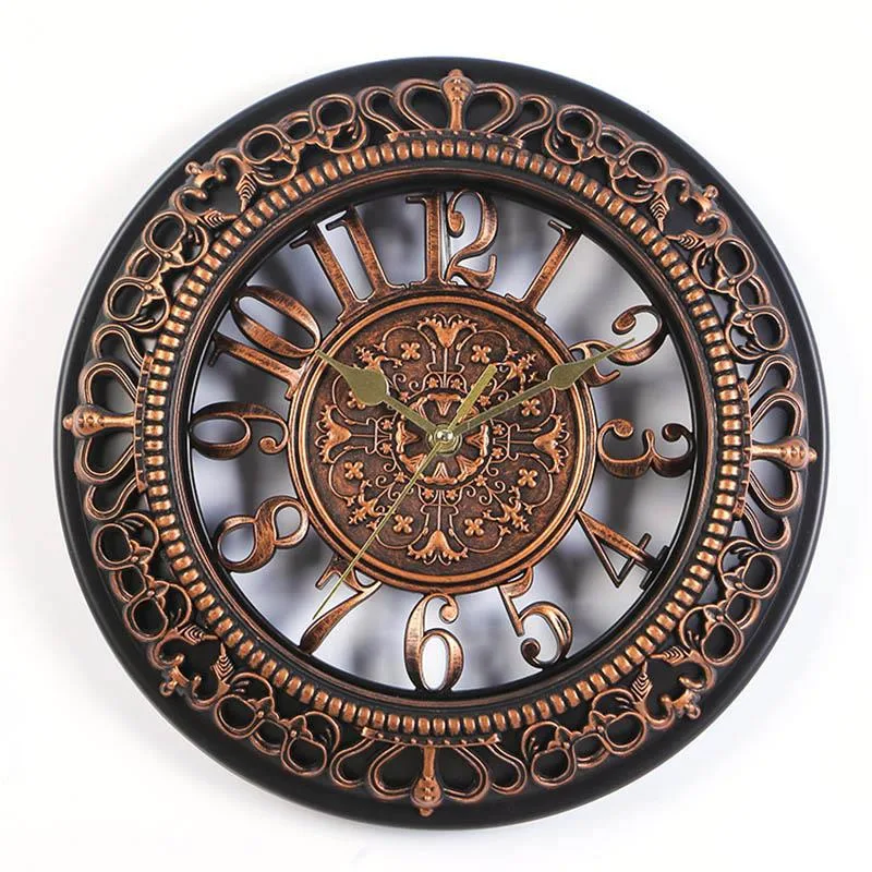 Vue 3 — Horloge Steampunk Ronde Ancienne