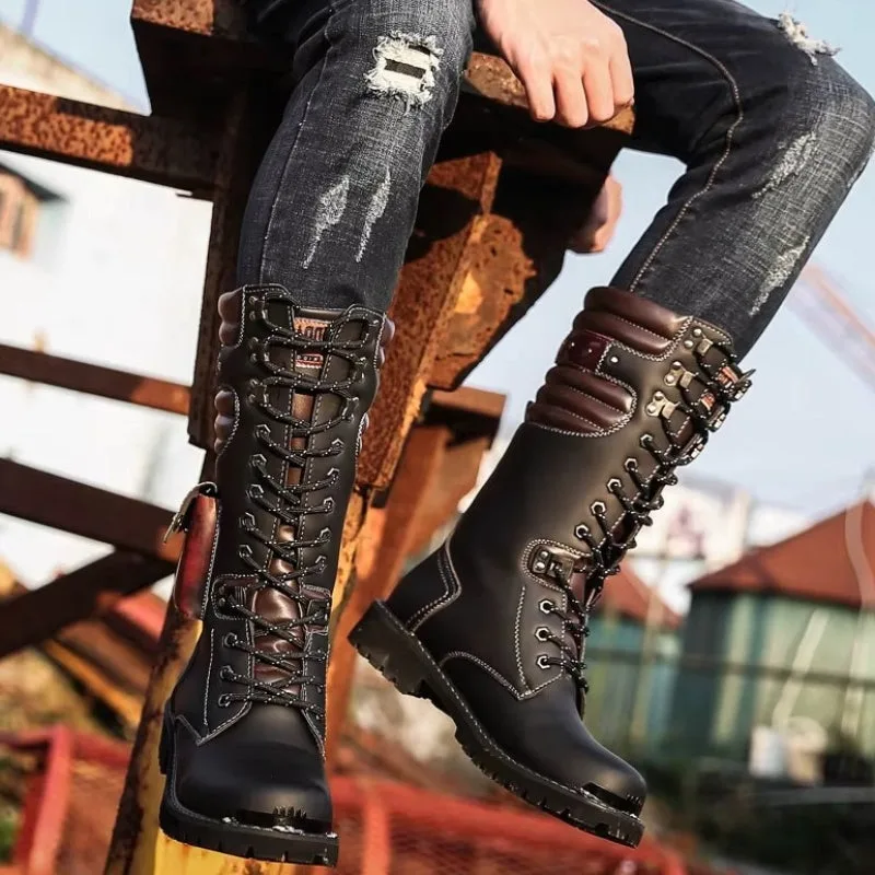 Vue 9 — Bottes Style Steampunk Homme