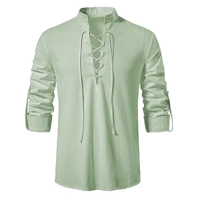 Vue 12 — Chemise Col à Lacet Homme