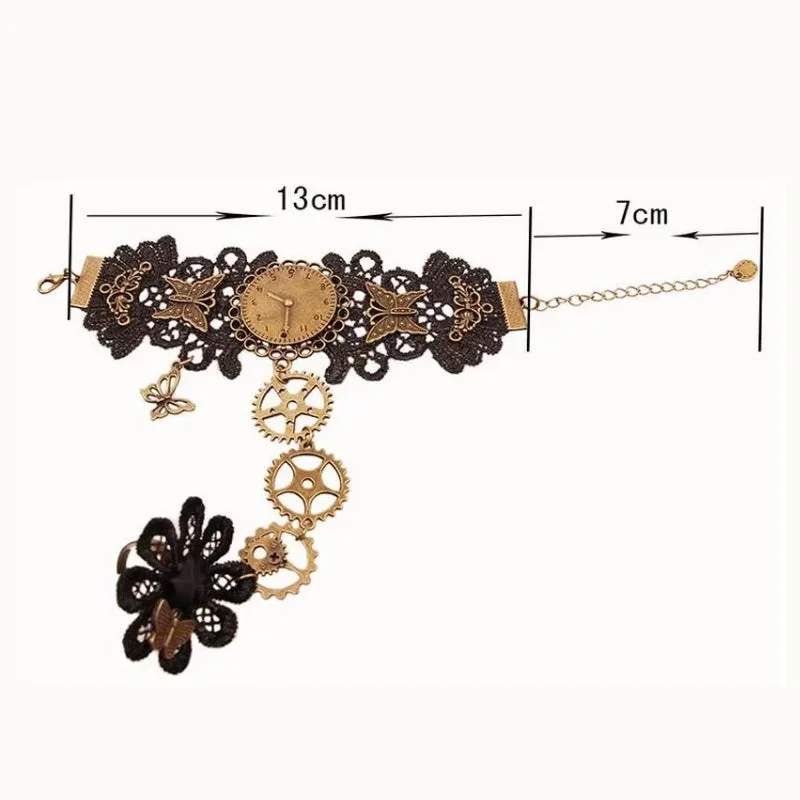 Vue 3 — Bracelet Horloge Steampunk