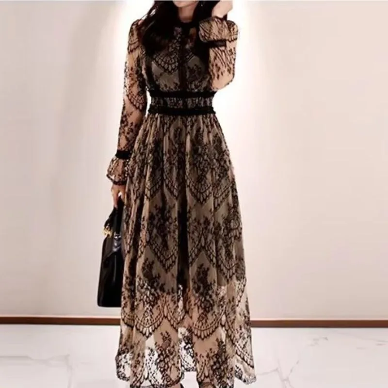 Vue 2 — Robe Vintage Dentelle