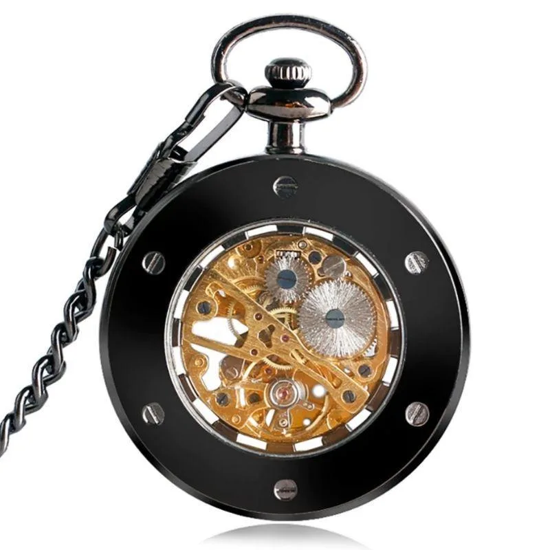 Vue 4 — Montre à Gousset Squelette Ancienne