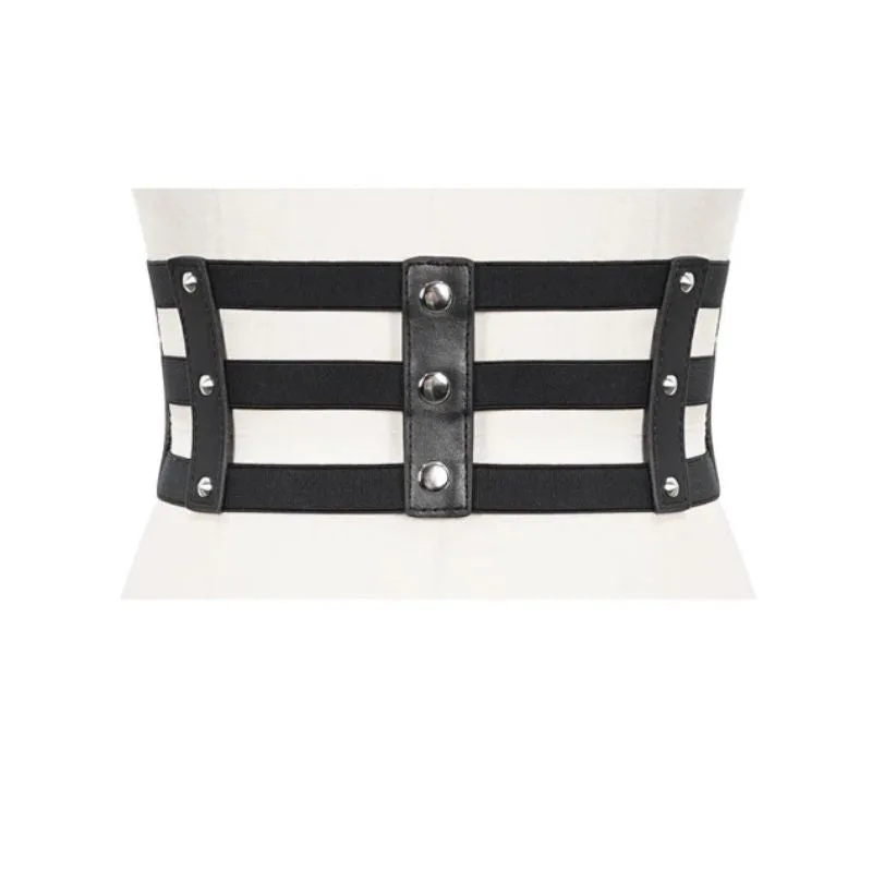 Vue 4 — Ceinture Serre Taille Femme Gothique