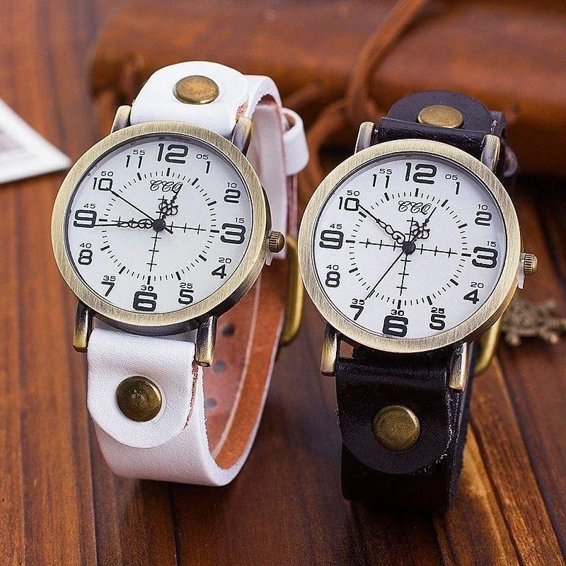 Vue 10 — Montre Bracelet Steampunk Femme