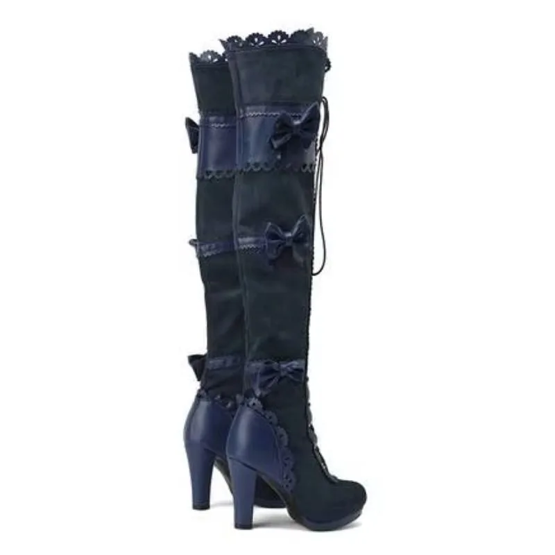 Vue 9 — Bottes Steampunk Dentelle