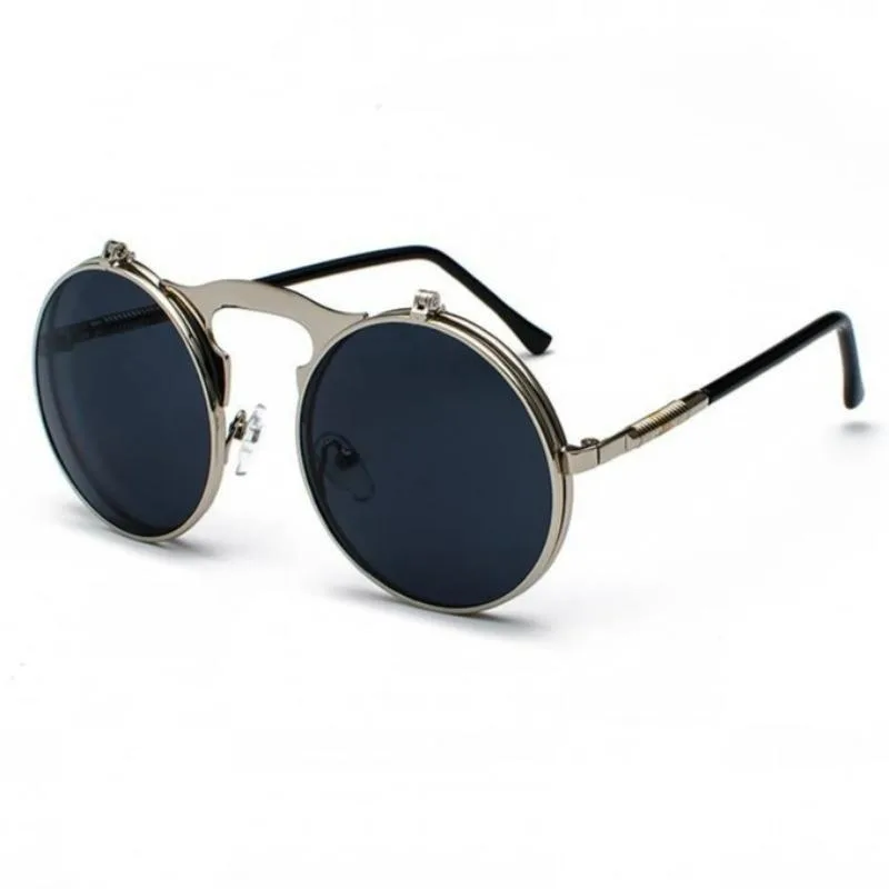 Lunettes de Soleil Steampunk Verres Rabattables