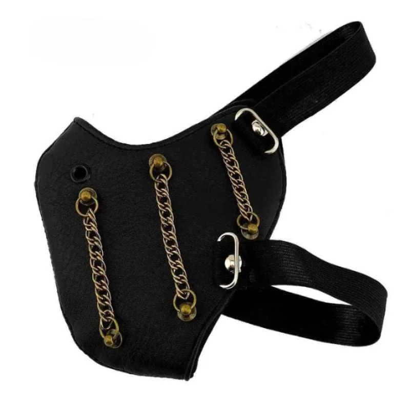 Vue 4 — Masque Bouche Steampunk