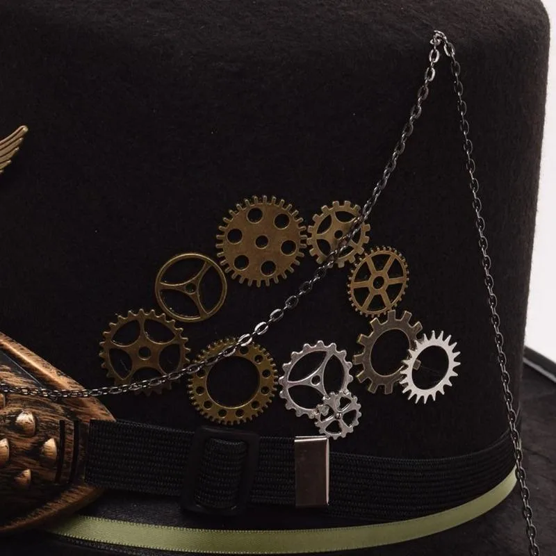 Vue 6 — Chapeau d'Aventurier Steampunk